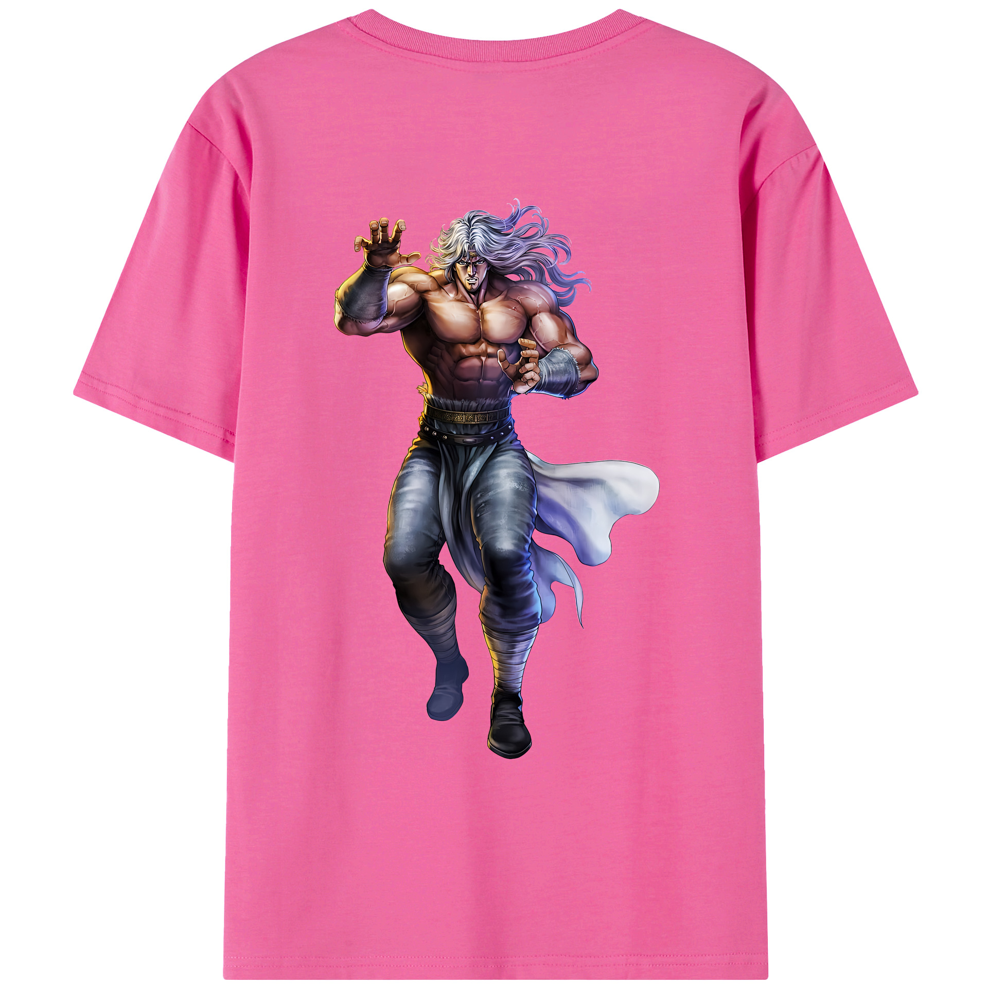 （画像用） 北斗の拳 Fist of the North Star レディース半袖Tシャツ(バックプリント)